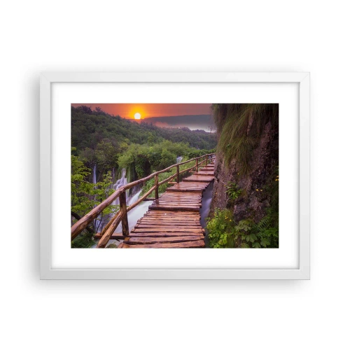 Poster in cornice bianca - Una bellezza incredibile - 40x30 cm