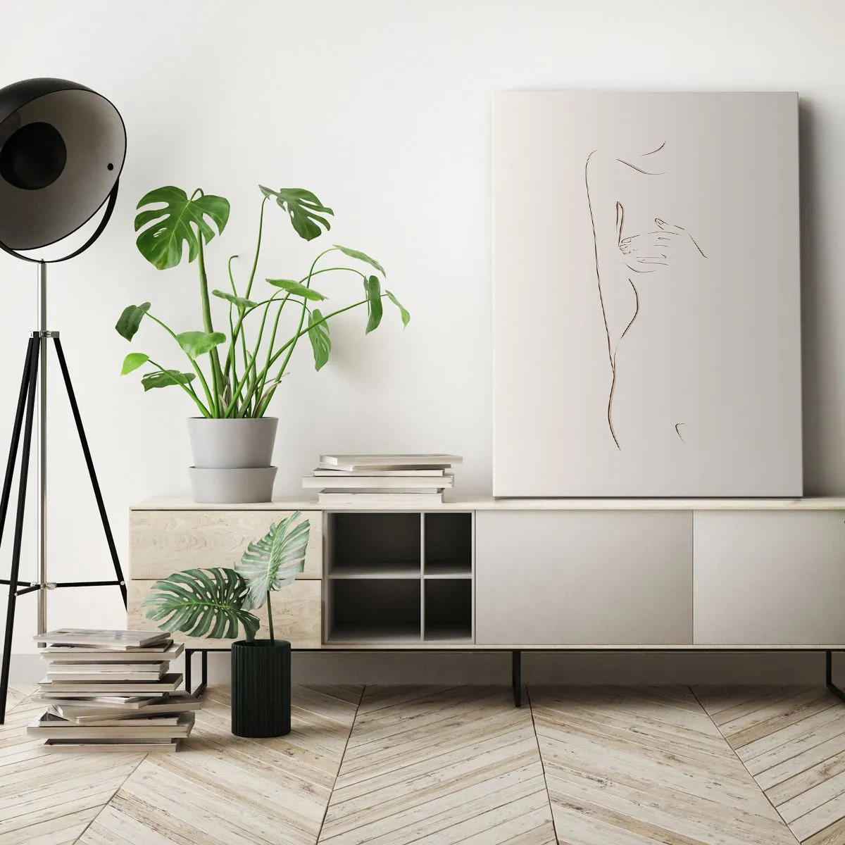 Quadro su tela - Stampe su Tela - La forma del desiderio - 45x80 cm