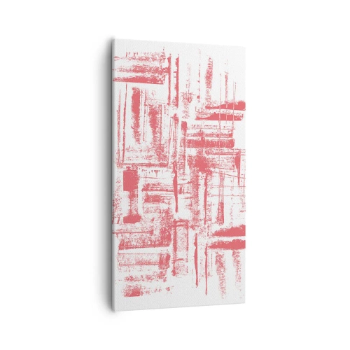 Quadro su tela - Stampe su Tela - Città rossa - 55x100 cm