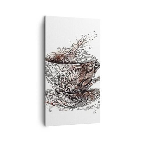 Quadro su tela - Stampe su Tela - Il tè fa bene a tutto - 45x80 cm