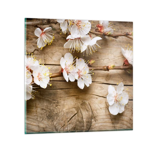 Quadro su vetro - Ed è giunta la primavera - 70x70 cm