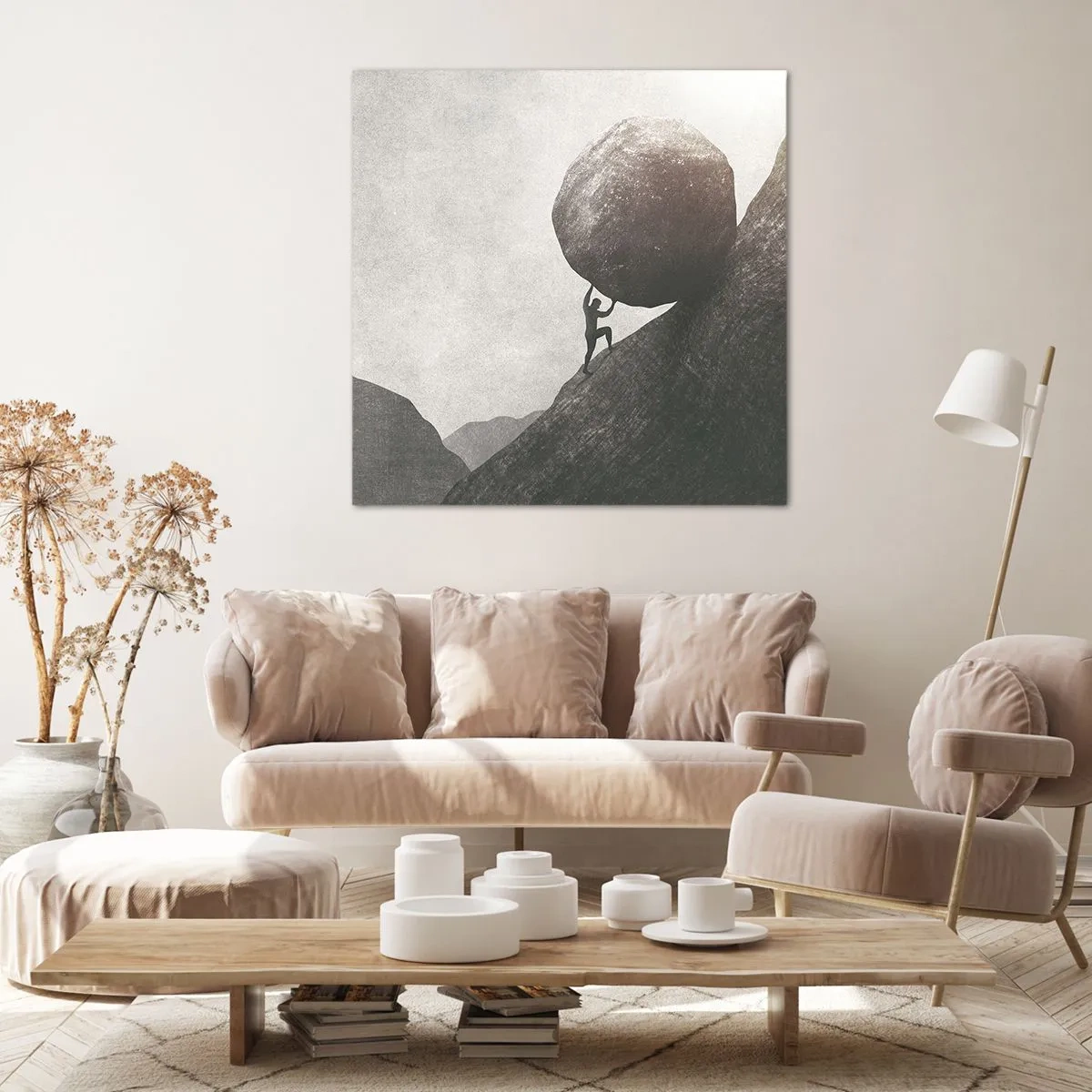 Quadro su tela - Stampe su Tela - Credo contro ogni speranza - 60x60 cm