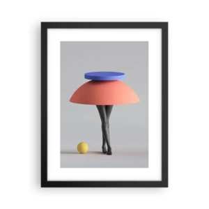 Poster in cornice nera - Composizione surrealista - 30x40 cm