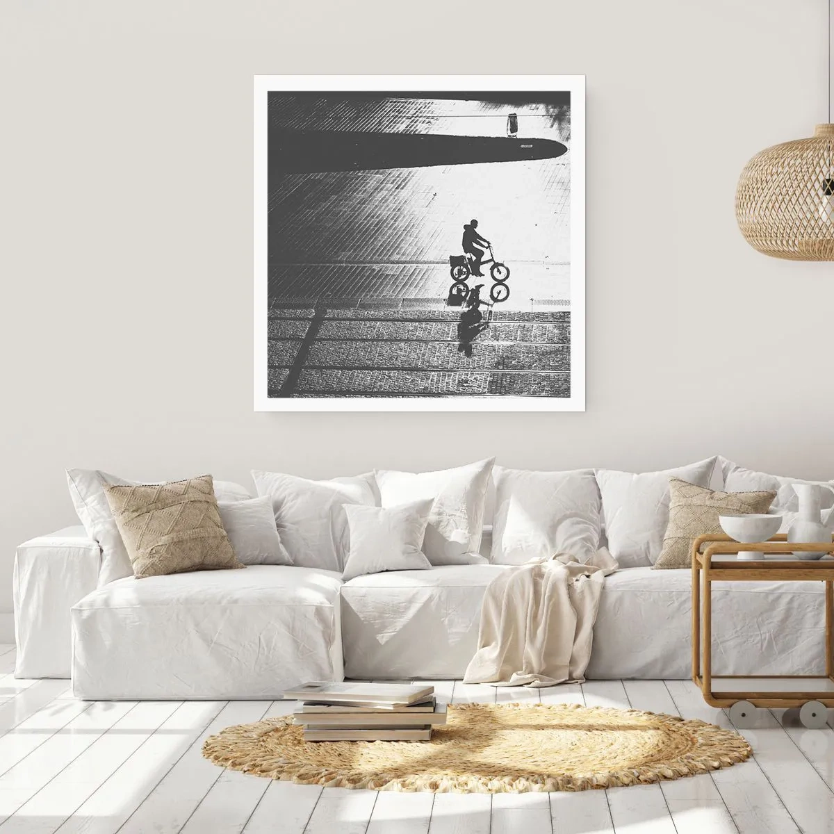 Poster - Avanti, attraverso la città - 30x30 cm