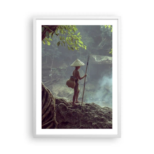 Poster in cornice bianca - In armonia con la natura - 50x70 cm