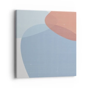 Quadro su tela - Stampe su Tela - Legami pastello - 30x30 cm