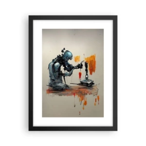 Poster in cornice nera - È già domani... - 30x40 cm