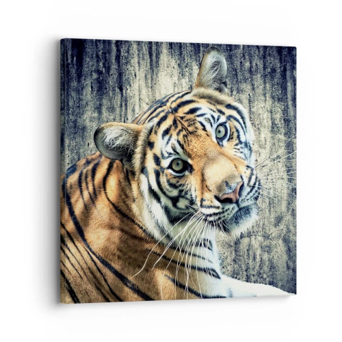 Quadro su tela - Stampe su Tela - Ritratto nei flussi di luce - 30x30 cm