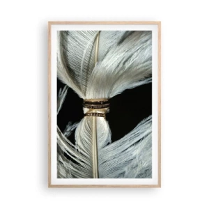 Poster in cornice rovere chiaro - ...e non ti lascerò... - 61x91 cm