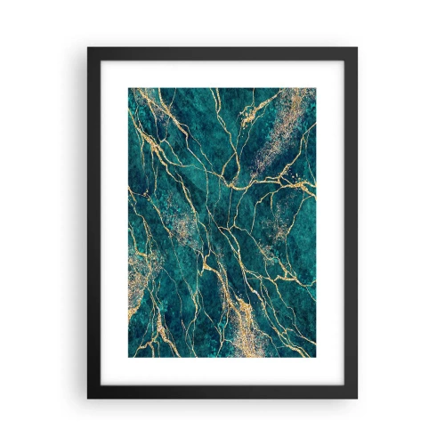 Poster in cornice nera - La vena d'oro - 30x40 cm
