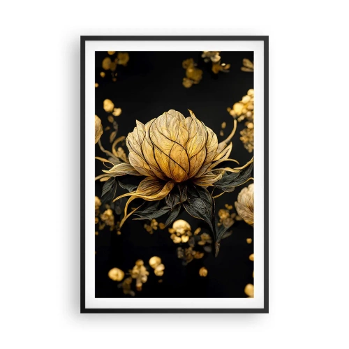 Poster in cornice nera - Delicata fragilità - 61x91 cm