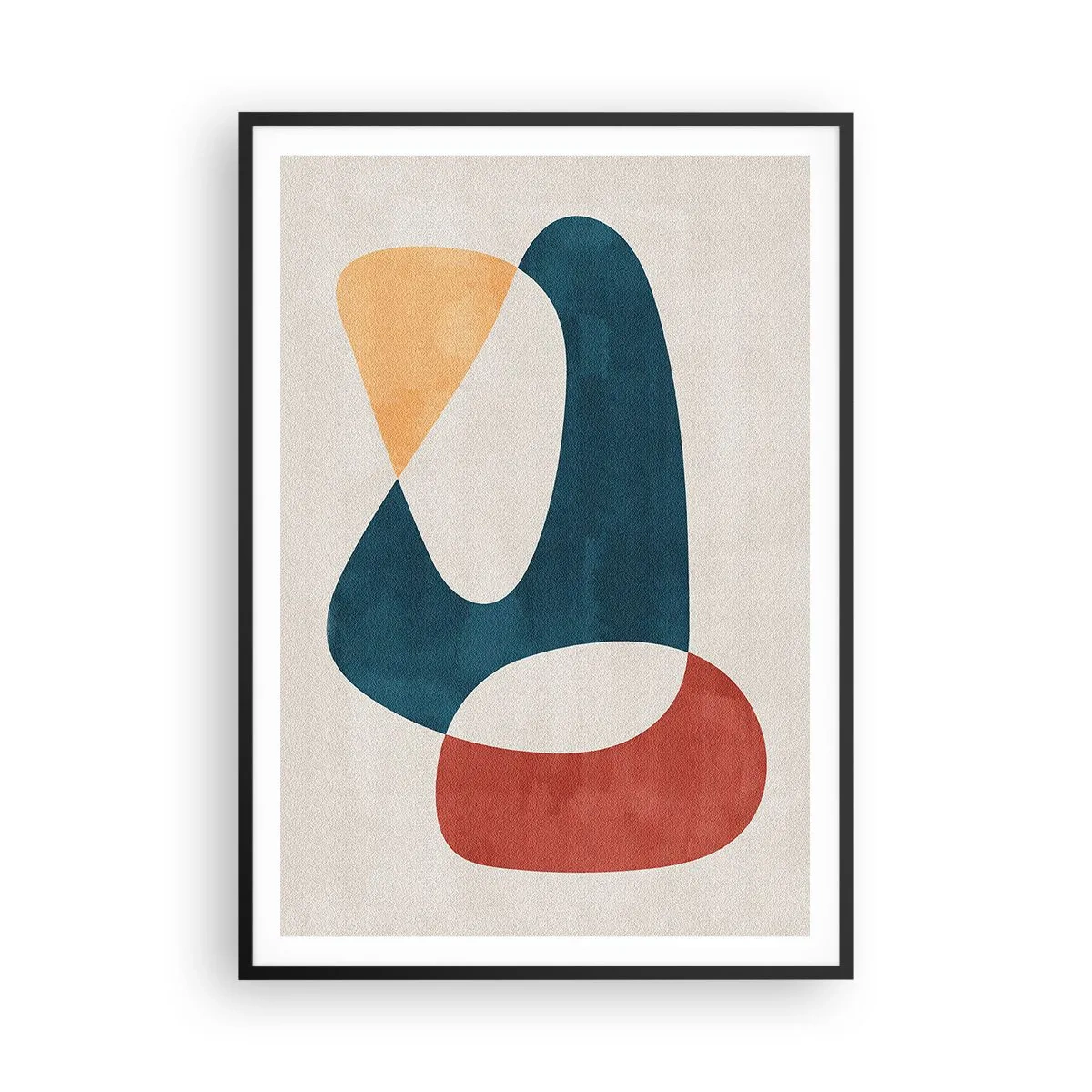 Poster in cornice nera - Influenze e metamorfosi - 70x100 cm