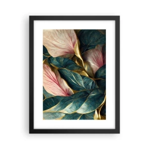 Poster in cornice nera - Stile ed eleganza naturali - 30x40 cm