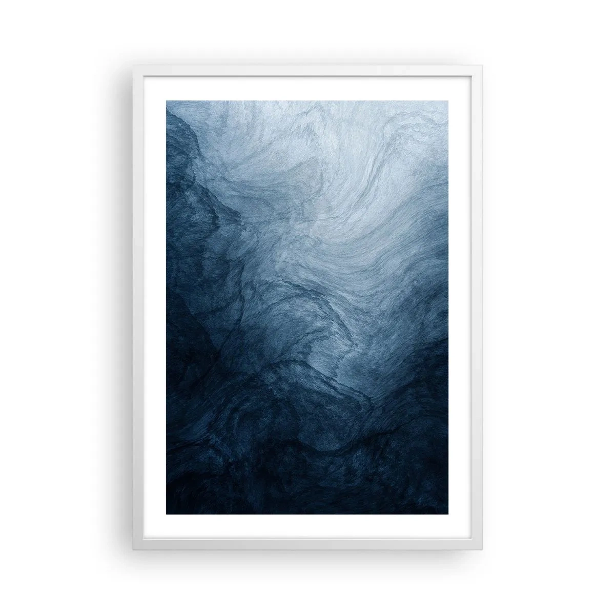 Poster in cornice bianca - Arrivando in profondità - 50x70 cm