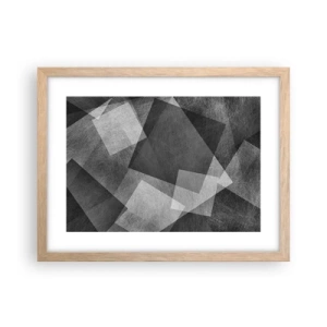 Poster in cornice rovere chiaro - Simbolo eterno di ordine e durata - 40x30 cm