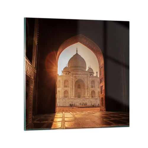 Quadro su vetro - Monumento all'amore ultraterreno - 70x70 cm