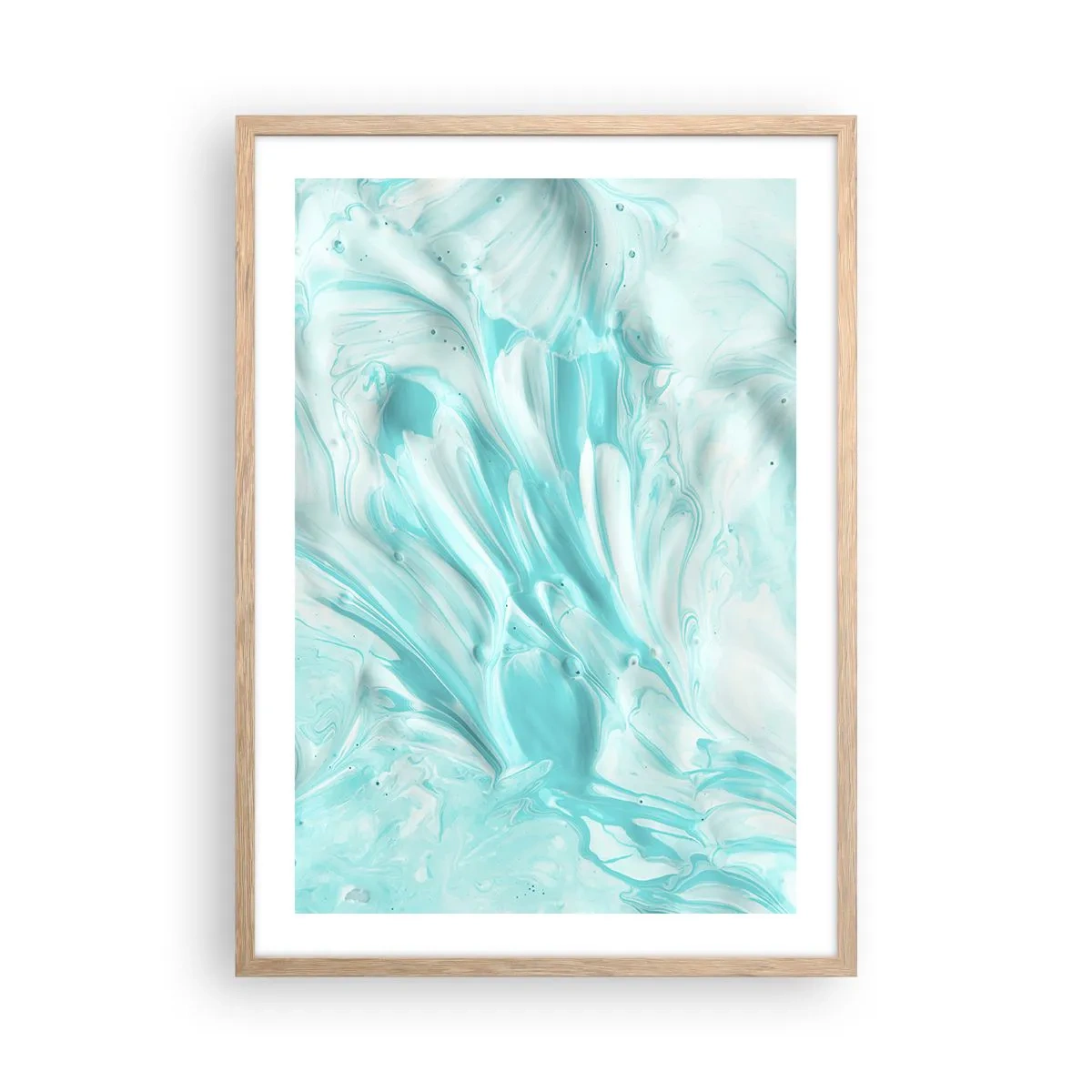 Poster in cornice rovere chiaro - Insieme per sempre - 50x70 cm