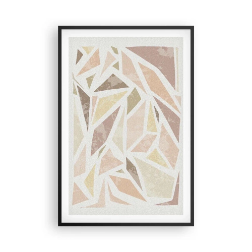Poster in cornice nera - Composizione da vetrata - 61x91 cm