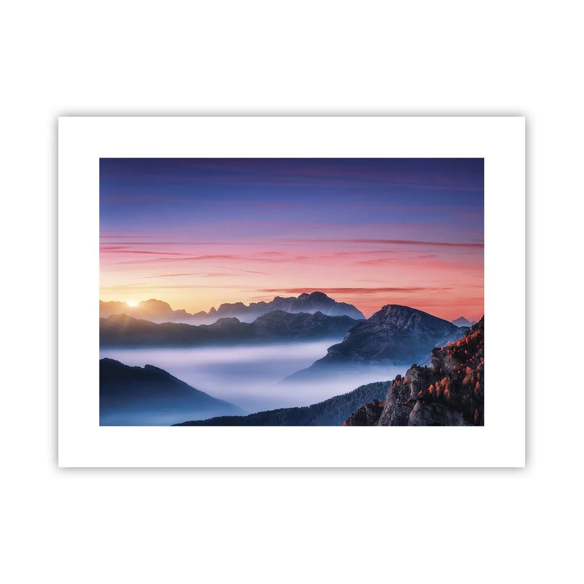 Poster - Sopra le valli - 40x30 cm