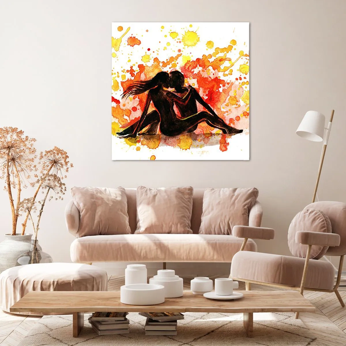 Quadro su tela - Stampe su Tela - E la luce fu - 70x70 cm