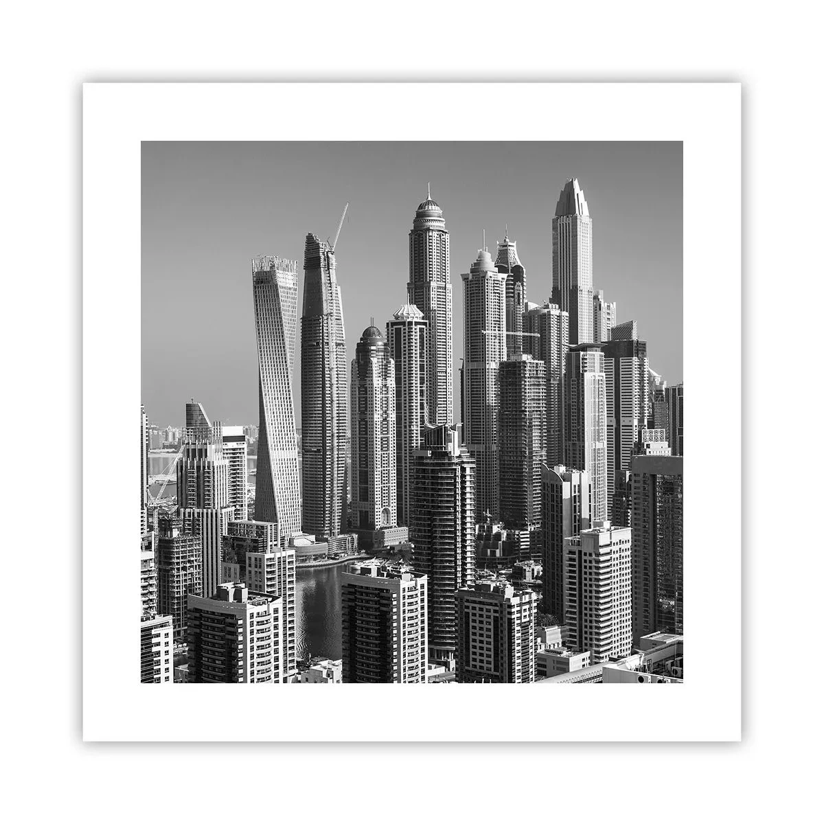 Poster - La città sul deserto - 40x40 cm