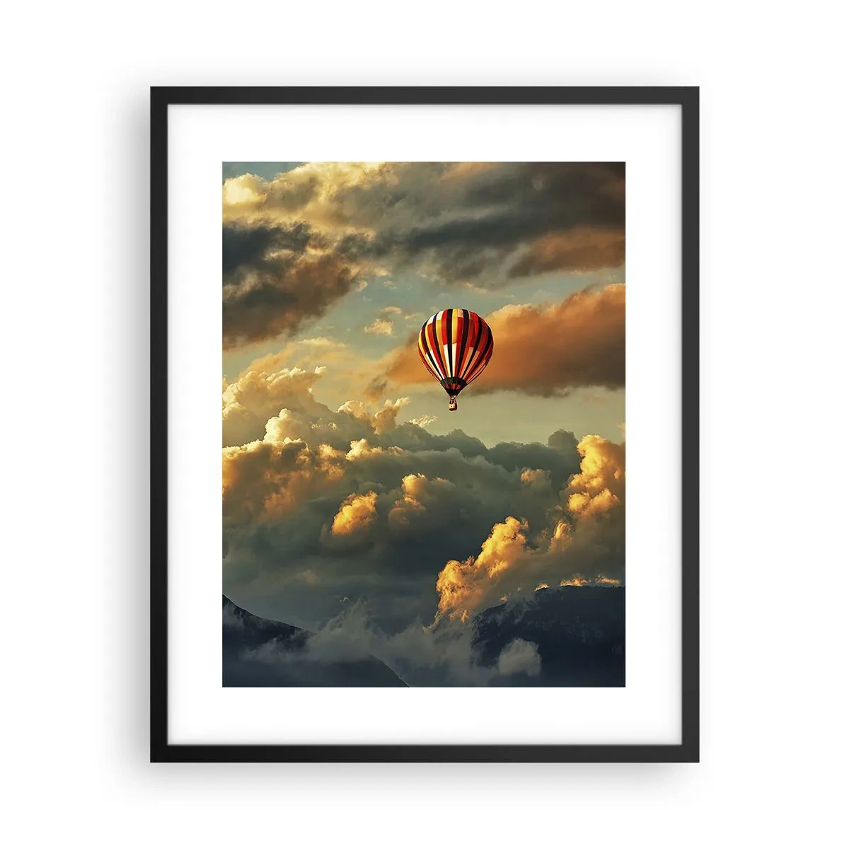 Poster in cornice nera - Volo perché voglio - 40x50 cm
