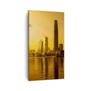 Quadro su tela - Stampe su Tela - Città d'oro - 45x80 cm
