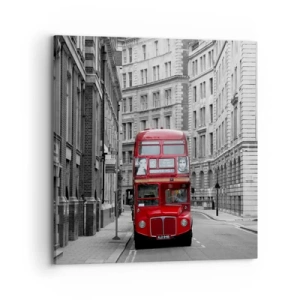 Quadro su tela - Stampe su Tela - Il quotidiano non deve essere grigio - 70x70 cm