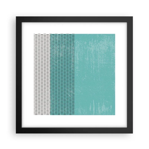 Poster in cornice nera - Composizione equilibrata - 30x30 cm