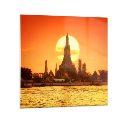 Quadro su vetro - Verso il sole, sempre verso il sole - 30x30 cm