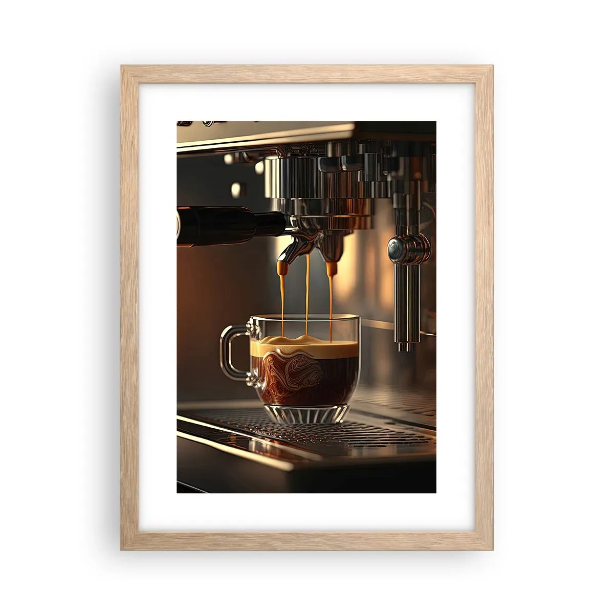 Poster in cornice rovere chiaro - Miscela sensuale - 30x40 cm