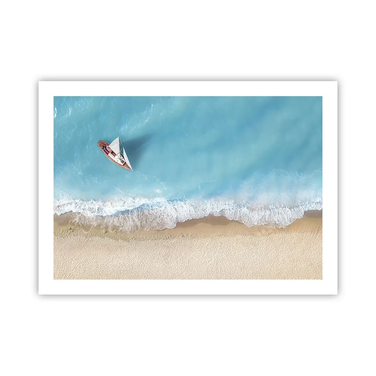 Poster - Al confine del blu e dell'oro - 70x50 cm