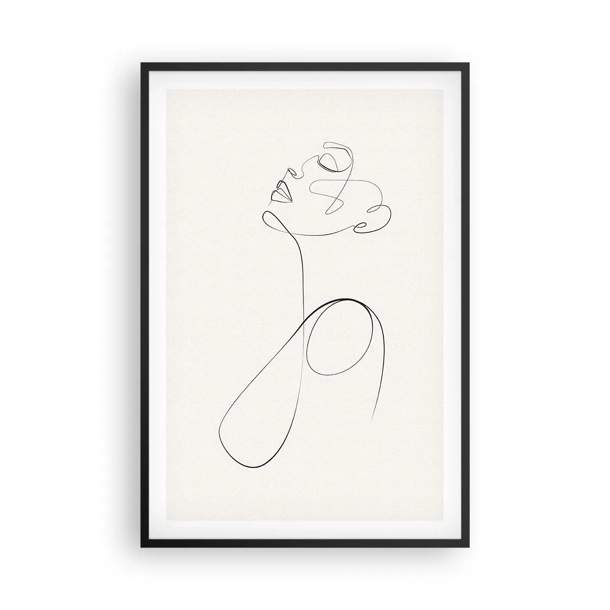 Poster in cornice nera - Avvolta nei sogni - 61x91 cm