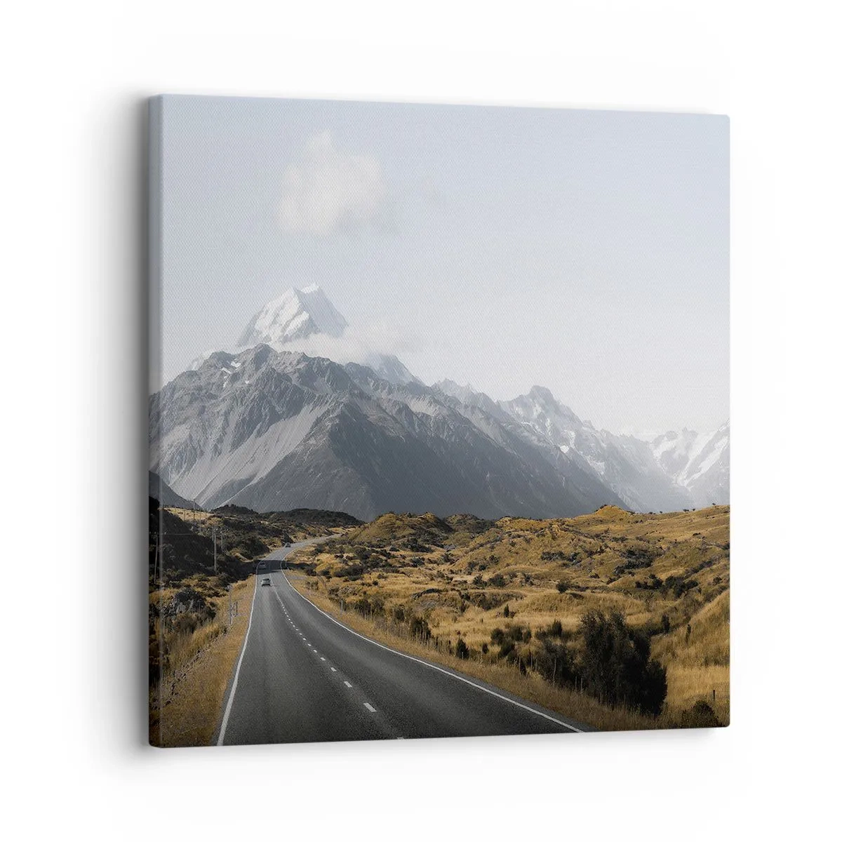 Quadro su tela - Stampe su Tela - Via verso il cuore dei monti - 30x30 cm