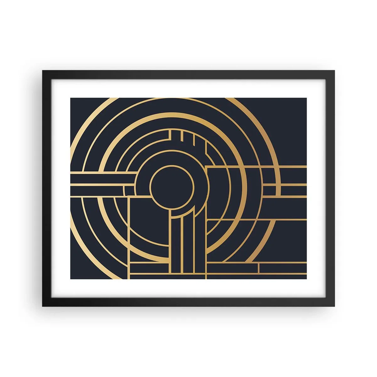 Poster in cornice nera - Il giro delle cose - 50x40 cm