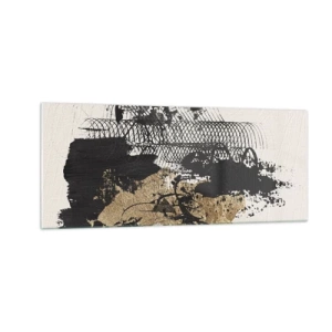 Quadro su vetro - Composizione con passione - 100x40 cm