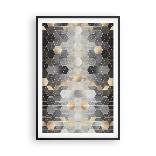 Poster in cornice nera - Composizione di diamante - 61x91 cm