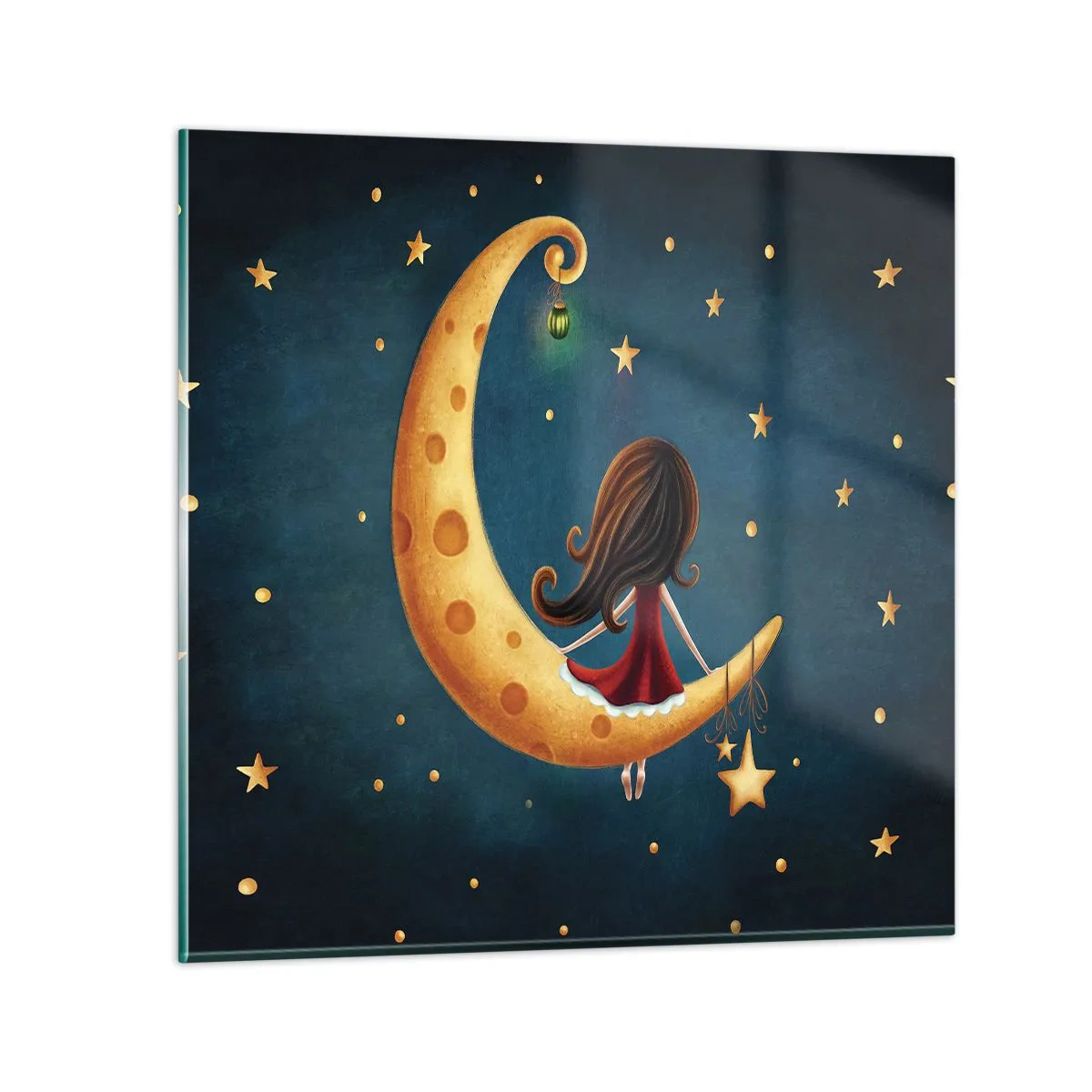 Quadro su vetro - Una volta... - 70x70 cm