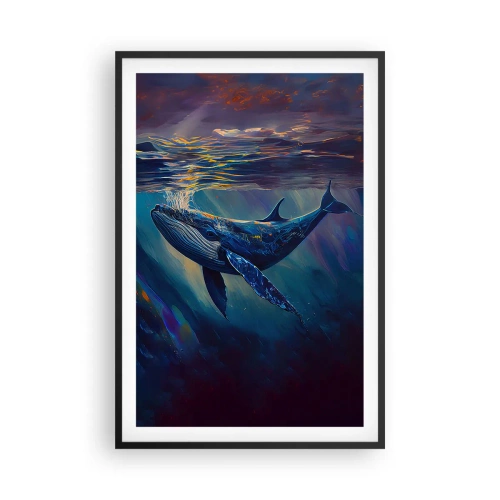 Poster in cornice nera - Benvenuti nel mio mondo - 61x91 cm