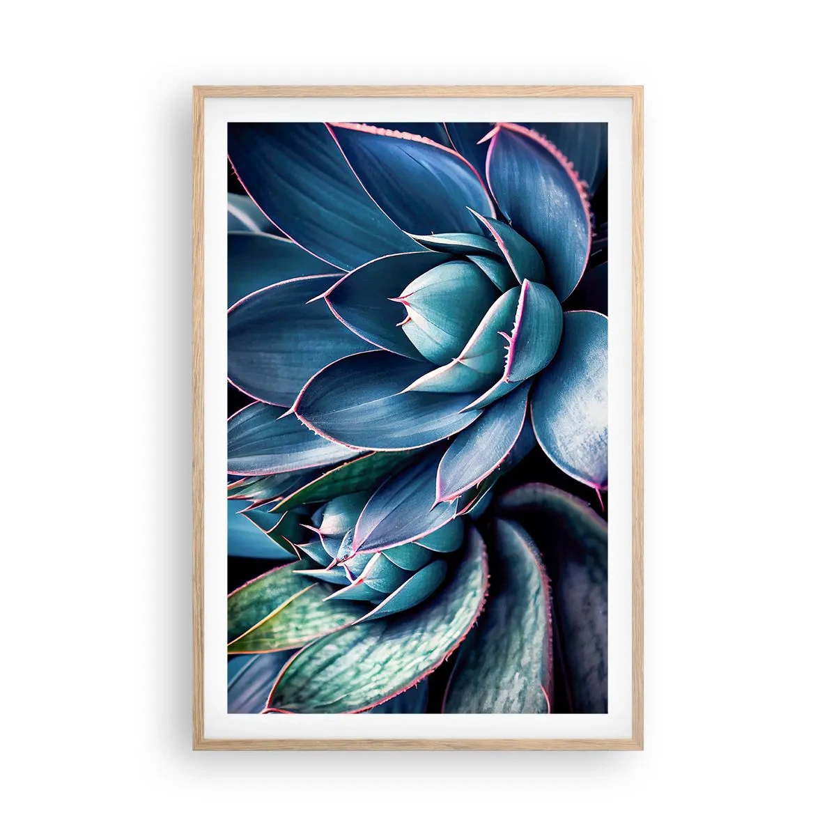 Poster in cornice rovere chiaro - Forza vitale - 61x91 cm