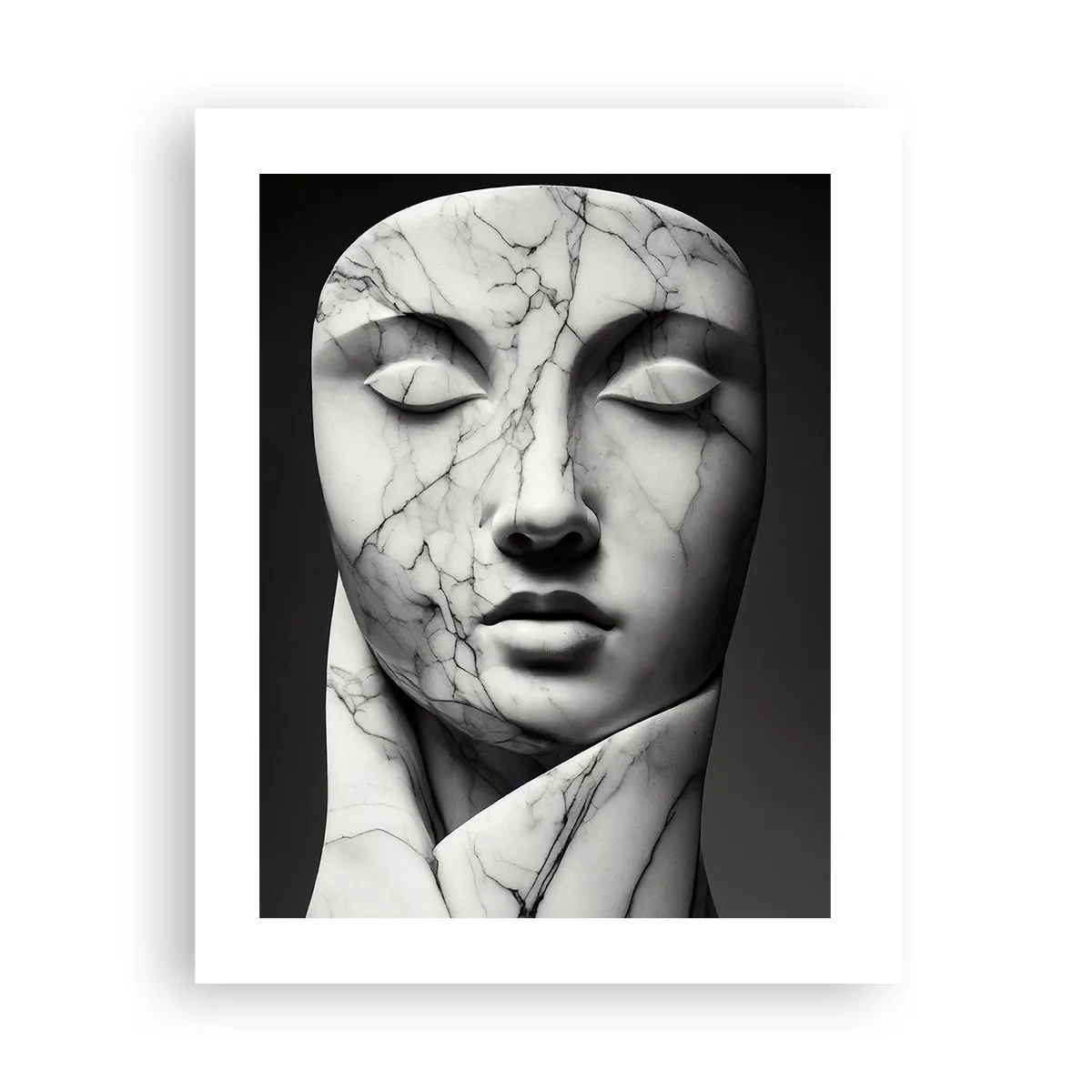 Poster - Forme di marmo - 40x50 cm
