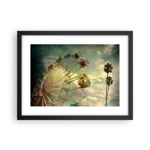 Poster in cornice nera - Il divertimento comincia... - 40x30 cm