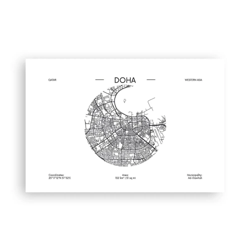Poster - Anatomia di Doha - 91x61 cm