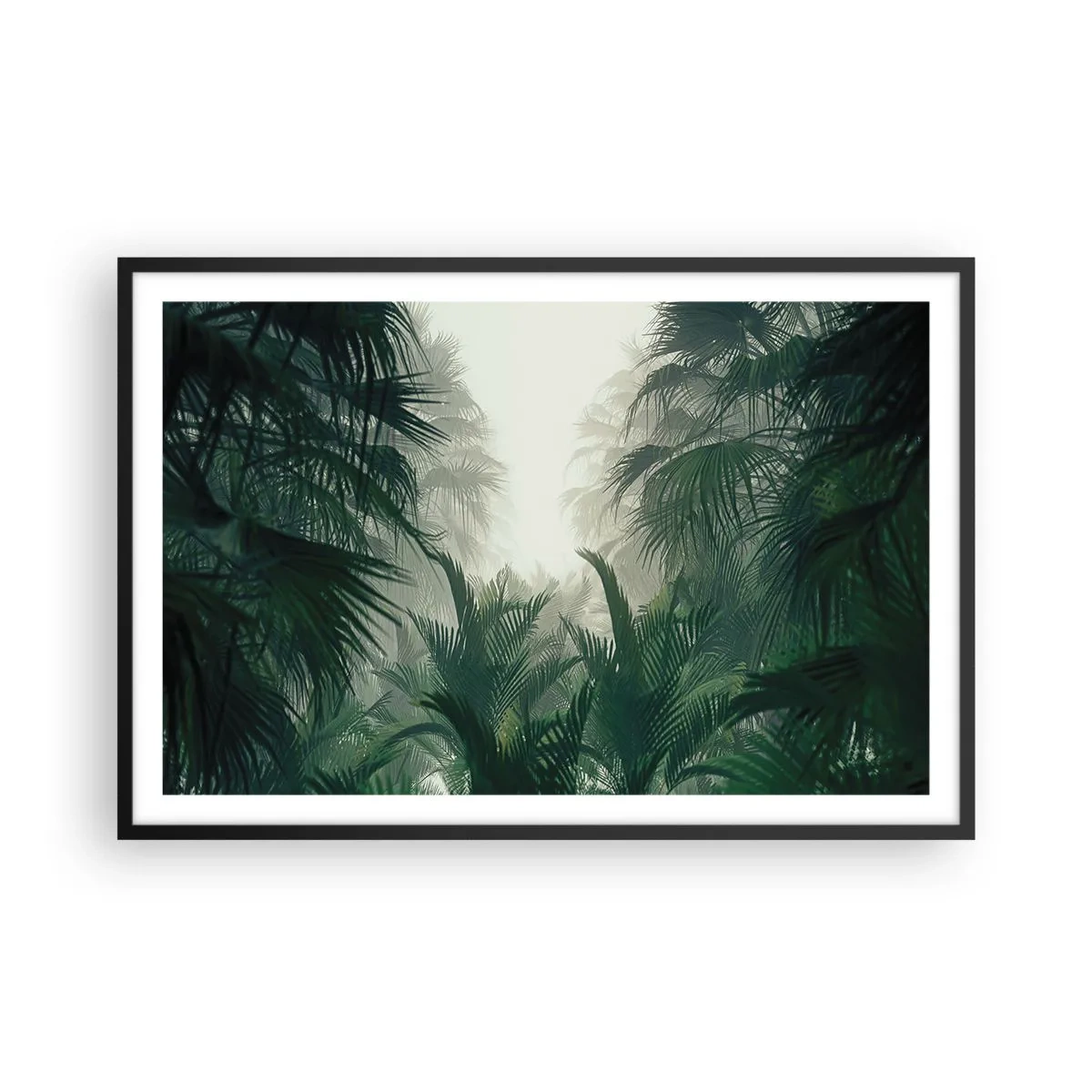 Poster in cornice nera - Mistero dei tropici - 91x61 cm