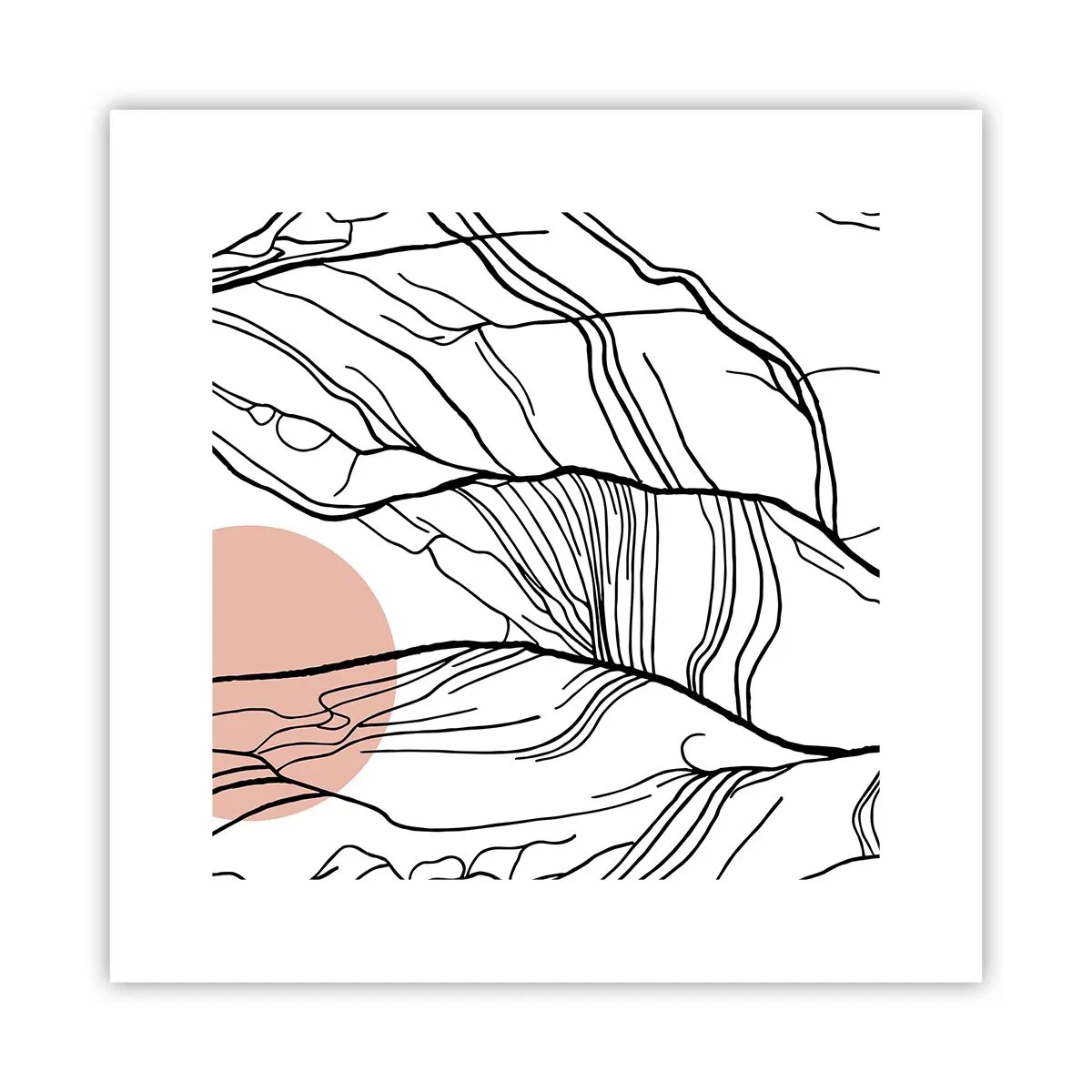 Poster - Nella rete dei rami - 30x30 cm