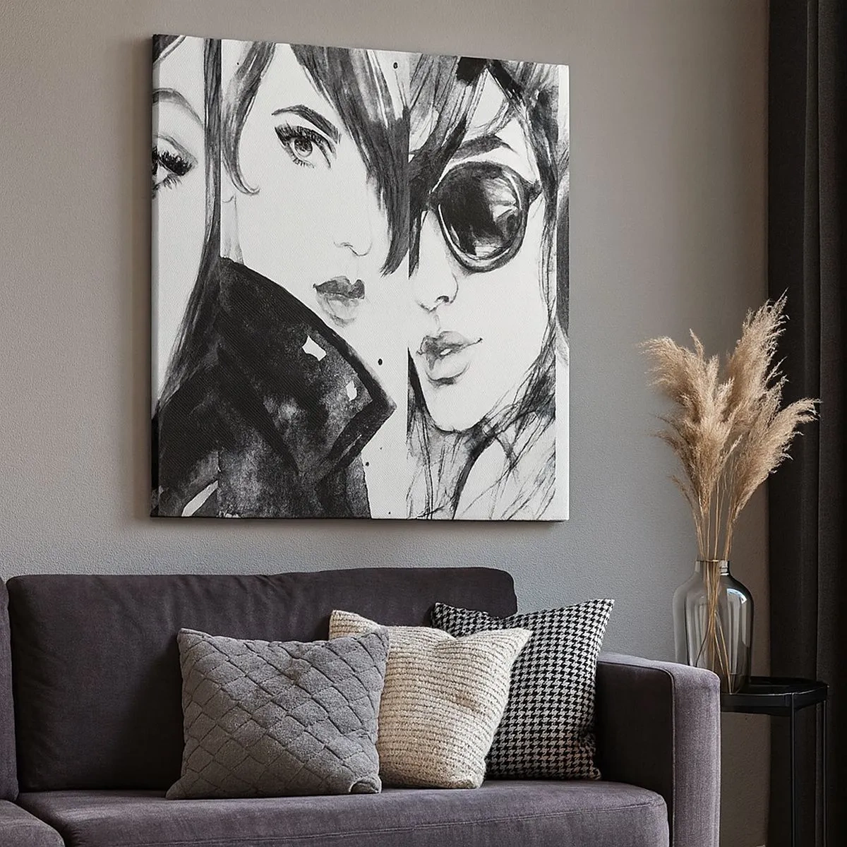 Quadro su tela - Stampe su Tela - Bellezza moltiplicata - 30x30 cm