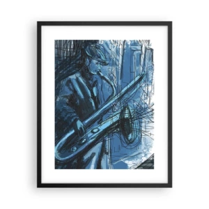 Poster in cornice nera - Rapsodia urbana - 40x50 cm