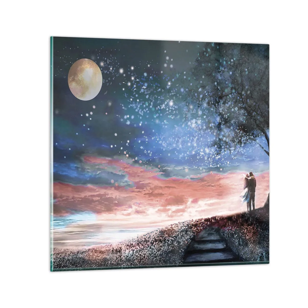 Quadro su vetro - Lo spettacolo delle stelle - 60x60 cm
