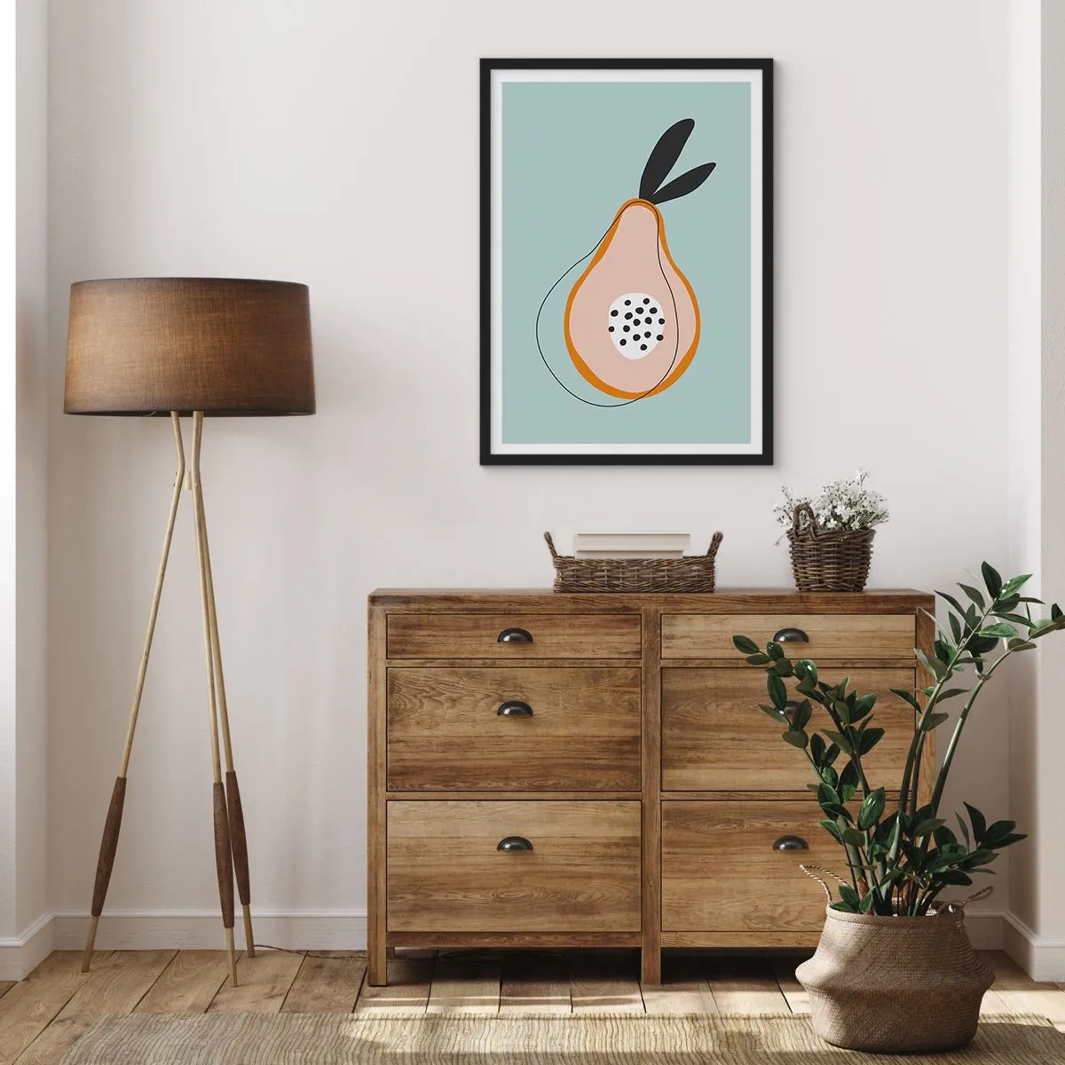 Poster in cornice nera - Penetrare la natura delle cose - 40x50 cm