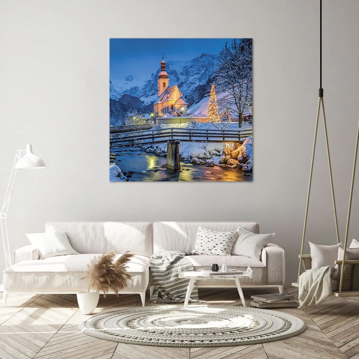 Quadro su tela - Stampe su Tela - Lo spirito di Natale - 70x70 cm